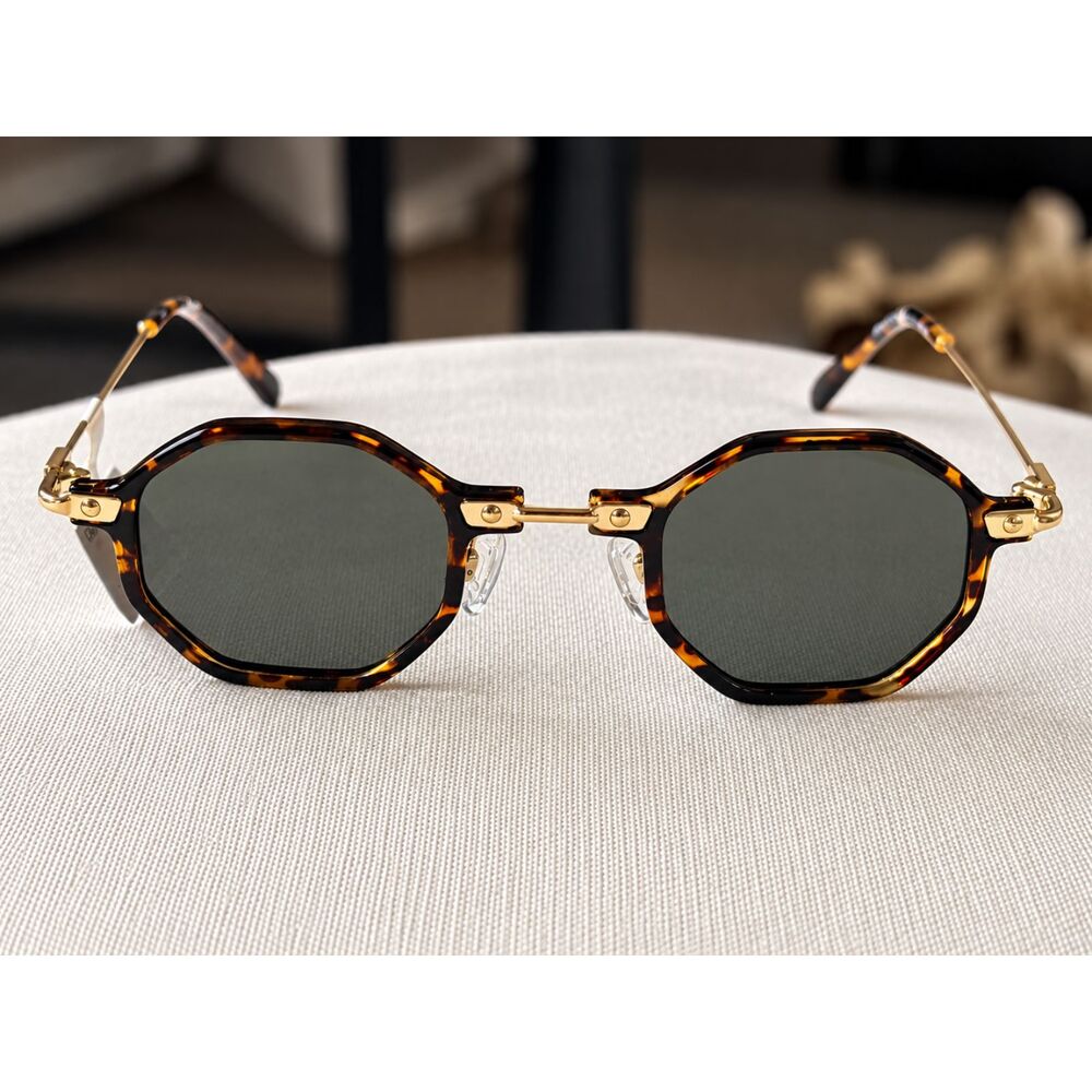 Carolina Lemke CL3316-02 ZEDA Tortoise Gold Sunglasses UV400